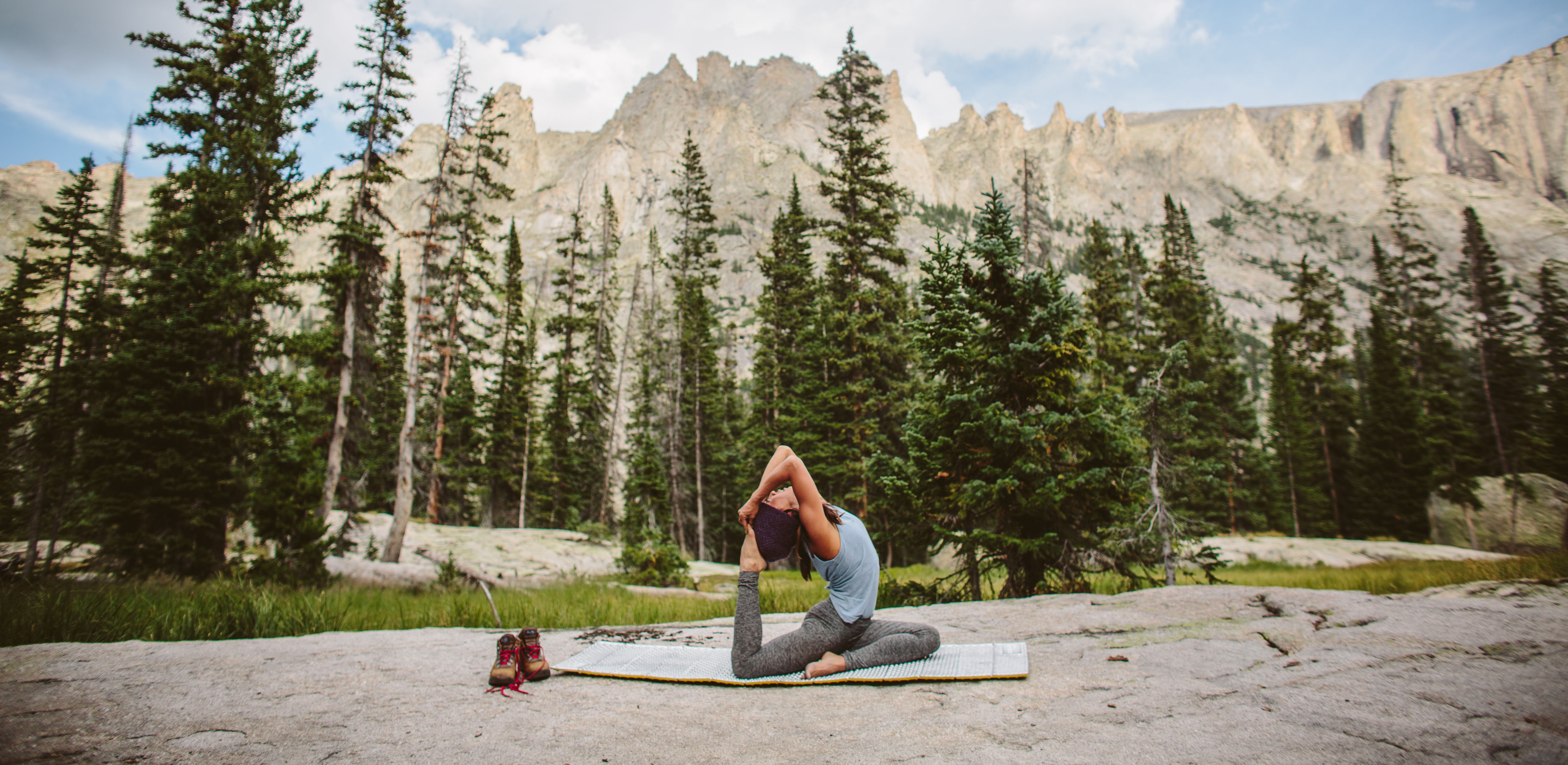 yoga for backpackers
