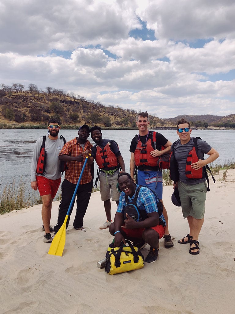 Zambezi River trip group photo
