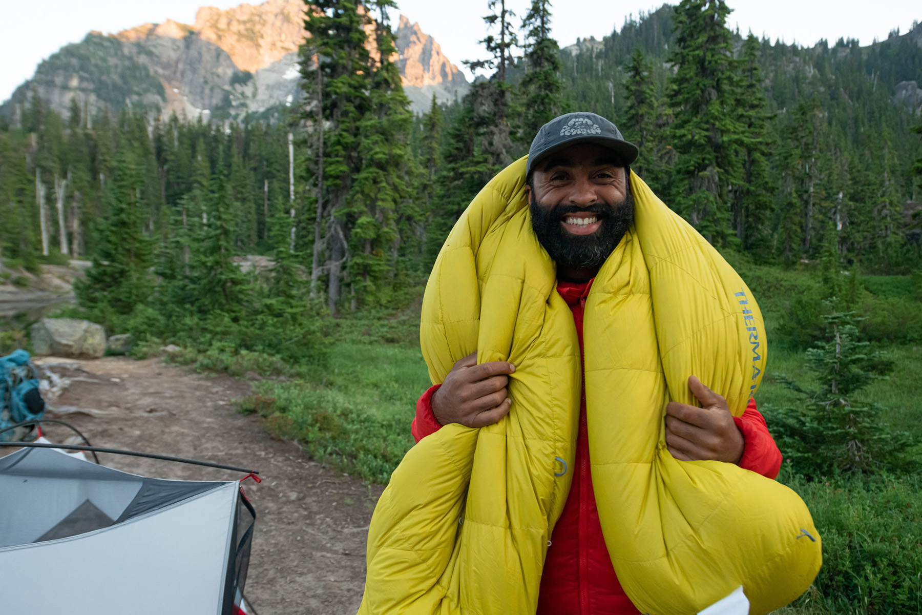 holding Therm-a-Rest sleeping bag
